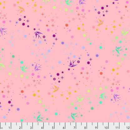 1/2 Yard - Tula's True Colors - Fairy Dust - Blush - Tula Pink - FreeSpirit - Fabric Yardage - PWTP133.BLUSH
