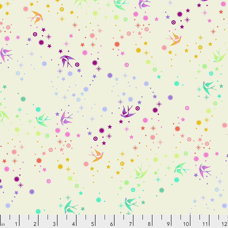 1/2 Yard - Tula's True Colors - Fairy Dust - Cotton Candy - Tula Pink - FreeSpirit - Fabric Yardage - PWTP133.COTTONCANDY