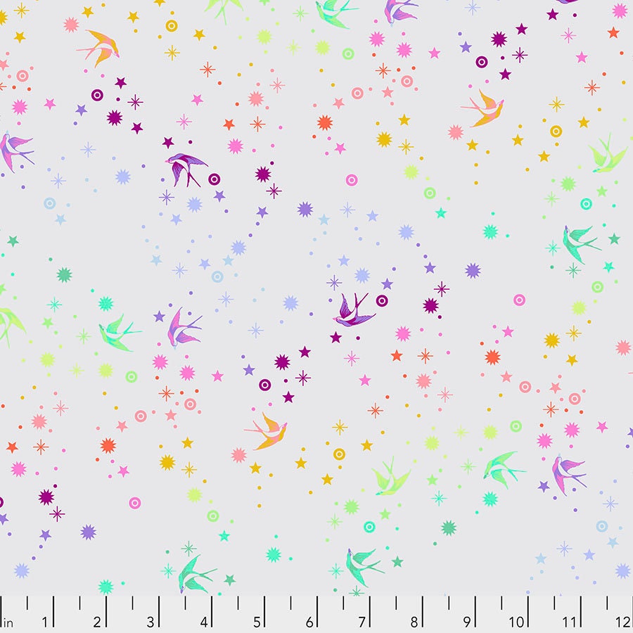 1/2 Yard - Tula's True Colors - Fairy Dust - Whisper - Tula Pink - FreeSpirit - Fabric Yardage - PWTP133.WHISPER