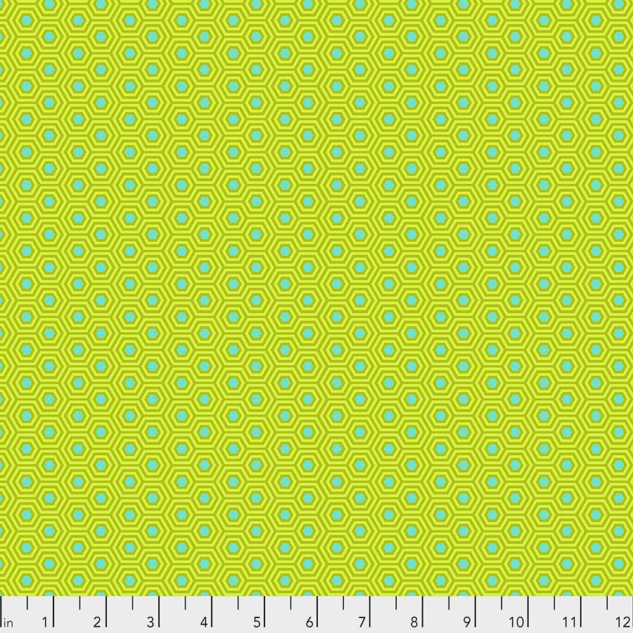 1/2 Yard - Tula's True Colors - Hexy - Chameleon - Tula Pink - FreeSpirit - Fabric Yardage - PWTP150.CHAMELEON