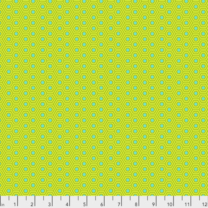 1/2 Yard - Tula's True Colors - Hexy - Chameleon - Tula Pink - FreeSpirit - Fabric Yardage - PWTP150.CHAMELEON