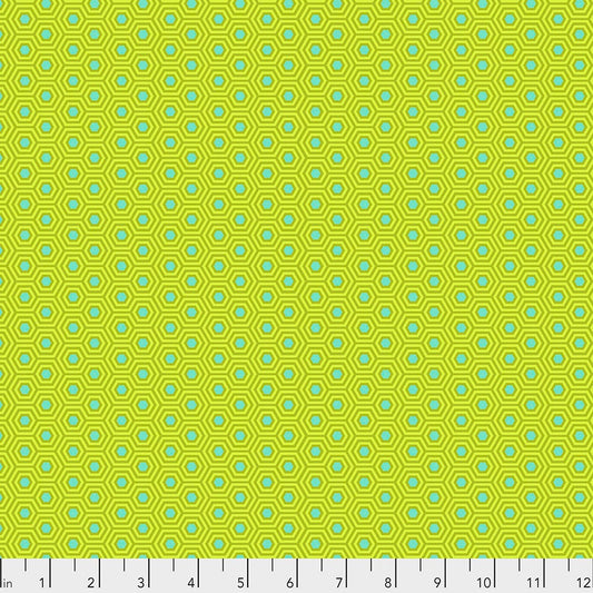 1/2 Yard - Tula's True Colors - Hexy - Chameleon - Tula Pink - FreeSpirit - Fabric Yardage - PWTP150.CHAMELEON