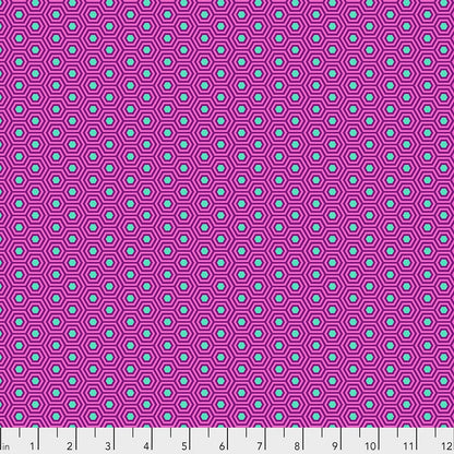 1/2 Yard - Tula's True Colors - Hexy - Thistle - Tula Pink - FreeSpirit - Fabric Yardage - PWTP150.THISTLE