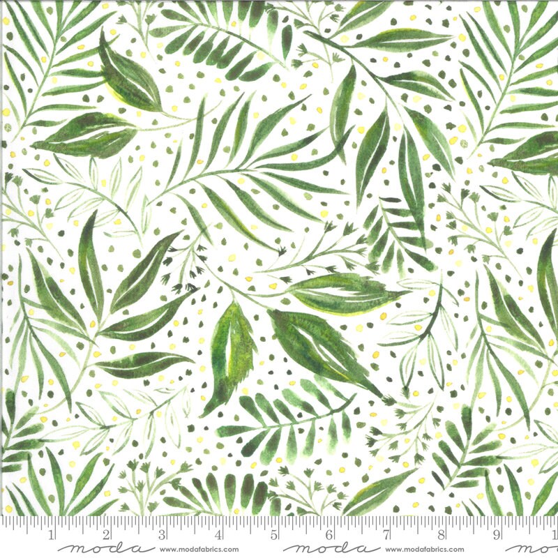 SALE!! 1/2 Yard - Moody Bloom Digital - Jungle - Create Joy Project - Laura Muir - Moda - Fabric Yardage - 8445 11D