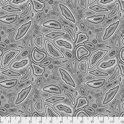 1/2 Yard - Linework - Mineral - Paper - Tula Pink - FreeSpirit - Fabric Yardage - PWTP148.PAPER
