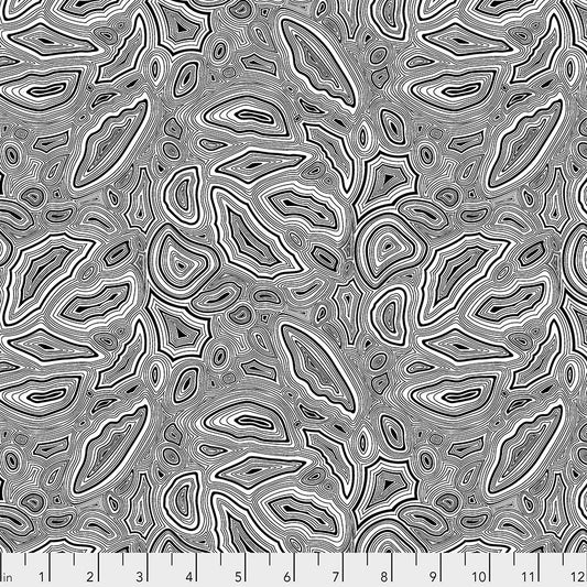 1/2 Yard - Linework - Mineral - Paper - Tula Pink - FreeSpirit - Fabric Yardage - PWTP148.PAPER