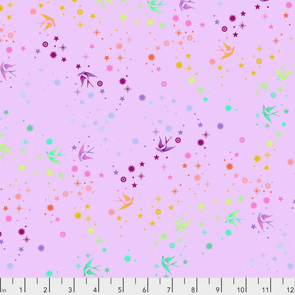 1/2 Yard - Tula's True Colors - Fairy Dust - Lavender - Tula Pink - FreeSpirit - Fabric Yardage - PWTP133.LAVENDER