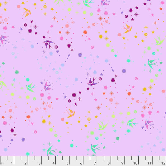 1/2 Yard - Tula's True Colors - Fairy Dust - Lavender - Tula Pink - FreeSpirit - Fabric Yardage - PWTP133.LAVENDER