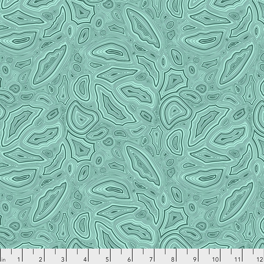 1/2 Yard - Tula's True Colors - Mineral - Aquamarine - Tula Pink - FreeSpirit - Fabric Yardage - PWTP148.AQUAMARINE