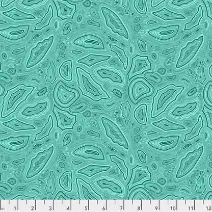 1/2 Yard - Tula's True Colors - Mineral - Aquamarine - Tula Pink - FreeSpirit - Fabric Yardage - PWTP148.AQUAMARINE