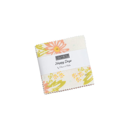 SALE!! Happy Days - Sherri & Chelsi - Moda - 42 Pieces - Mini Charm Pack - 37600MC