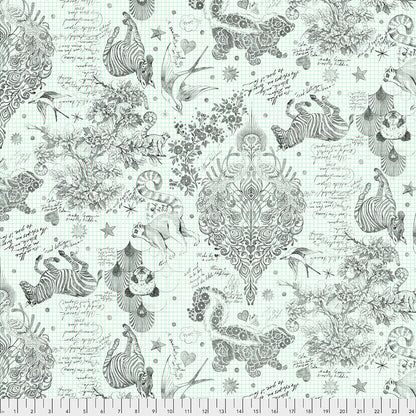 1 Yard - 108" - Tula's Linework - Sketchyer - Paper - Tula Pink - FreeSpirit - Fabric Yardage - QBTP005.PAPER