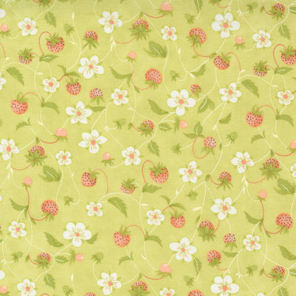 SALE!! Strawberries Rhubarb - Fig Tree & Co - Moda - 40 Strips - Jelly Roll - 20400JR