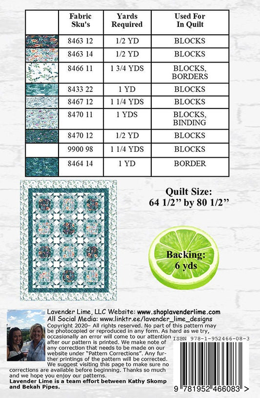 SALE!! Happiness Quilt Pattern - Moda - Designs By Lavender Lime - Sunshine Soul - DLL 141