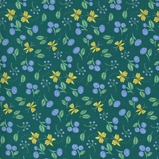 SALE!! 1/2 Yard - Cottage Bleu - Pond -  Robin Pickens - Moda - Fabric Yardage - 48693 15