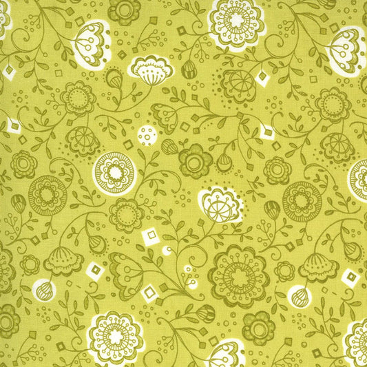 SALE!! 1/2 Yard - Cottage Bleu - Sunlit -  Robin Pickens - Moda - Fabric Yardage - 48692 12