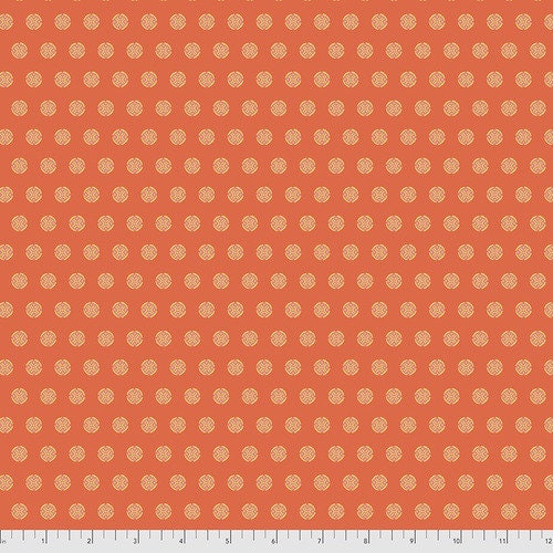 SALE!! 1/2 Yard - Mod Cloth - Dab - Fire - Sew Kind of Wonderful - FreeSpirit - Fabric Yardage - PWSK005.FIRE