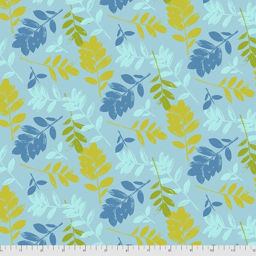 SALE!! 1/2 Yard - Mod Cloth - ZZ Leaf - Earth - Sew Kind of Wonderful - FreeSpirit - Fabric Yardage - PWSK007.EARTH
