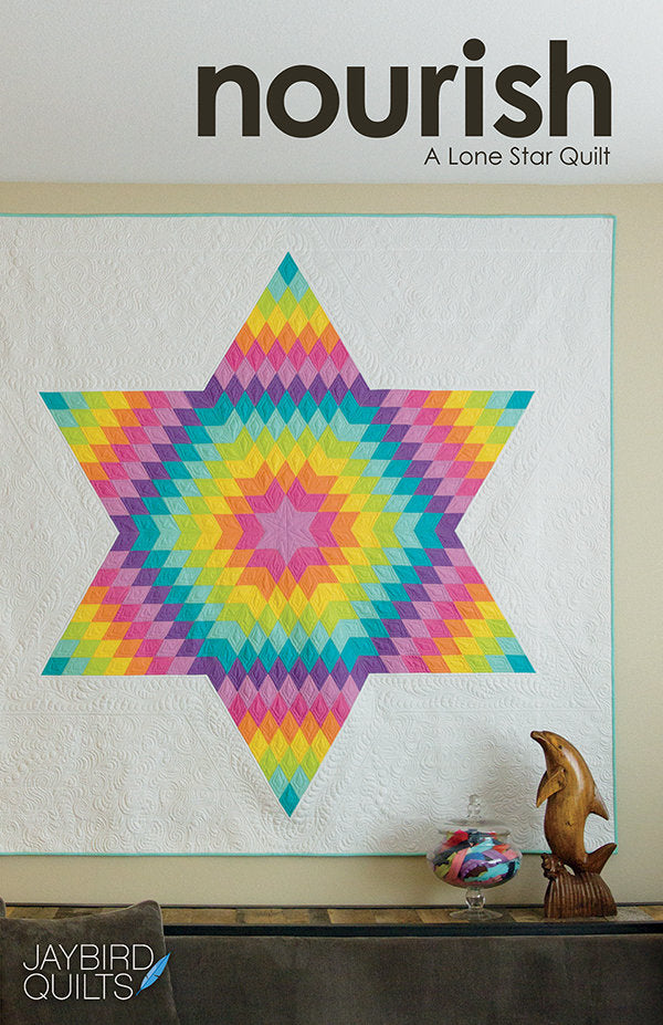 SALE!! Nourish Quilt Pattern - A Lone Star Quilt - Julie Herman - Jaybird Quilts - JBQ 177