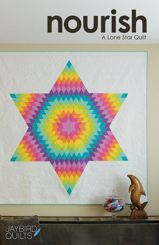 SALE!! Nourish Quilt Pattern - A Lone Star Quilt - Julie Herman - Jaybird Quilts - JBQ 177