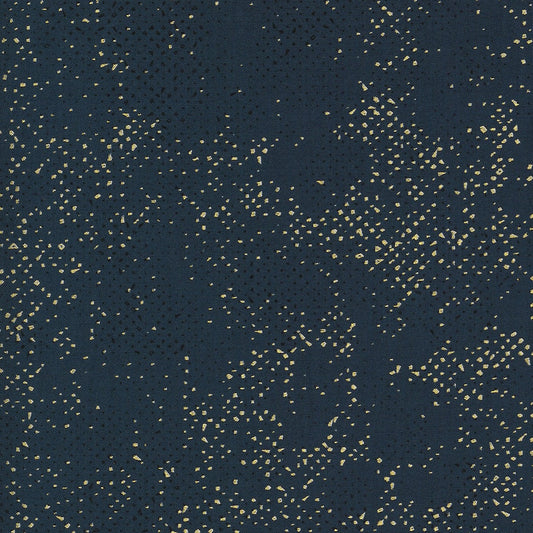 1/2 Yard - Dance in Paris - Spotted - Navy - Zen Chic - Brigitte Heitland - Moda - Fabric Yardage - 1660 154M