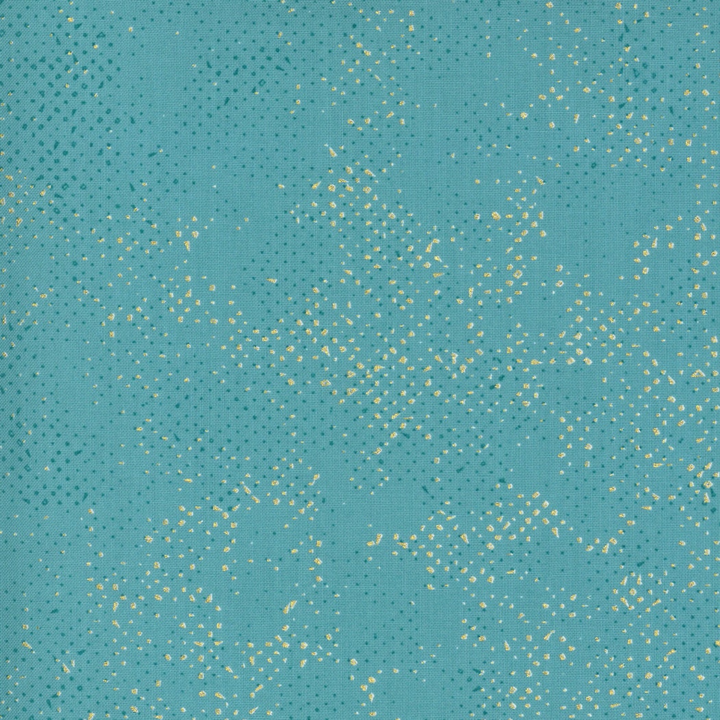 1/2 Yard - Dance in Paris - Spotted - Pond - Zen Chic - Brigitte Heitland - Moda - Fabric Yardage - 1660 150M