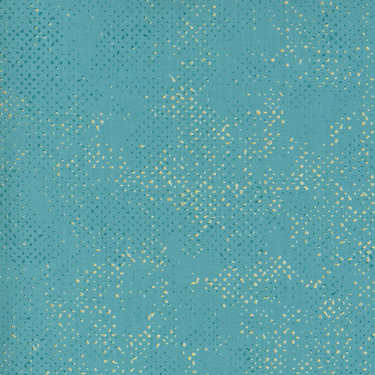 1/2 Yard - Dance in Paris - Spotted - Pond - Zen Chic - Brigitte Heitland - Moda - Fabric Yardage - 1660 150M