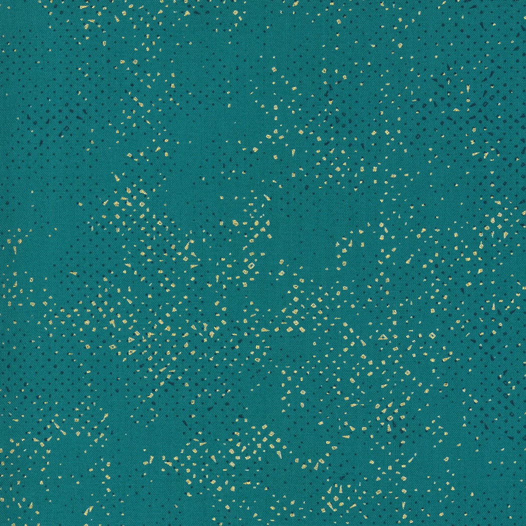 1/2 Yard - Dance in Paris - Spotted - Peacock - Zen Chic - Brigitte Heitland - Moda - Fabric Yardage - 1660 152M