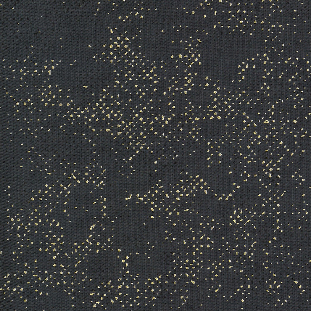 1/2 Yard - Dance in Paris - Spotted - Coal - Zen Chic - Brigitte Heitland - Moda - Fabric Yardage - 1660 160M