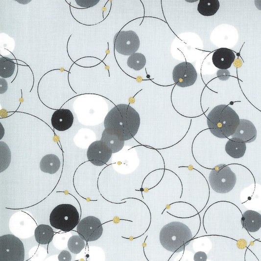 SALE!! 1/2 Yard - Dance in Paris - Zen Grey - Zen Chic - Brigitte Heitland - Moda - Fabric Yardage - 1741 19M