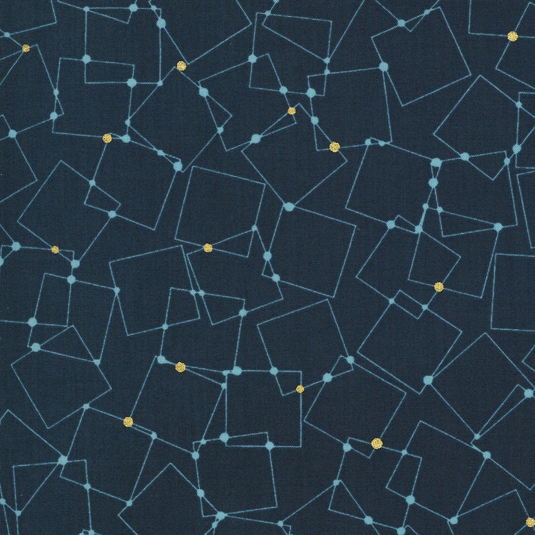 SALE!! 1/2 Yard - Dance in Paris - Navy - Zen Chic - Brigitte Heitland - Moda - Fabric Yardage - 1744 19M