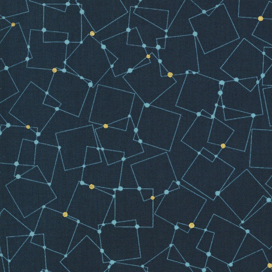 SALE!! 1/2 Yard - Dance in Paris - Navy - Zen Chic - Brigitte Heitland - Moda - Fabric Yardage - 1744 19M