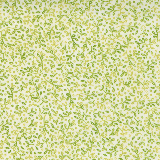 SALE!! 1/2 Yard - Carolina Lilies - Cream Grass - Robin Pickens - Moda - Fabric Yardage - 48704 11