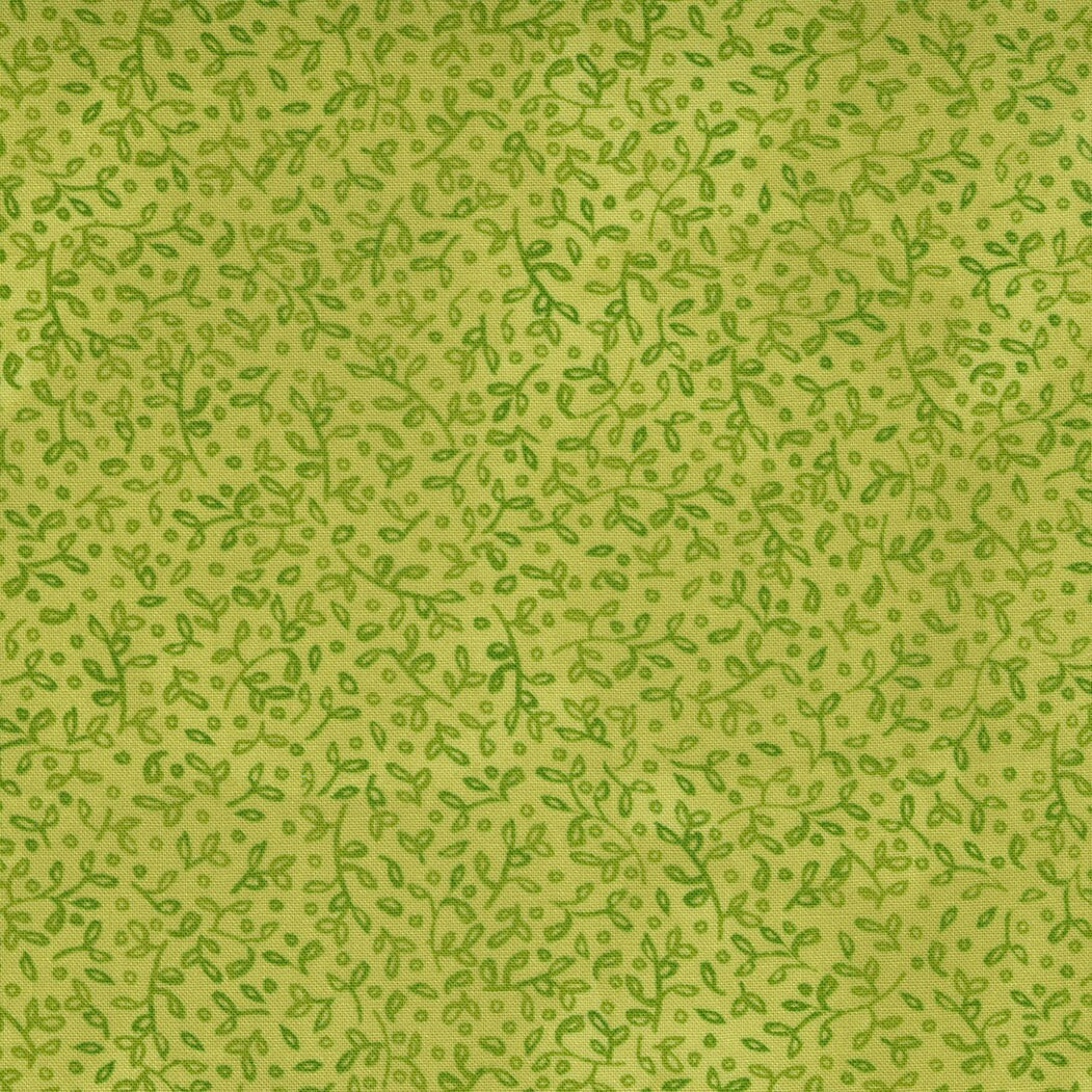 SALE!! 1/2 Yard - Carolina Lilies - Grass - Robin Pickens - Moda - Fabric Yardage - 48704 17