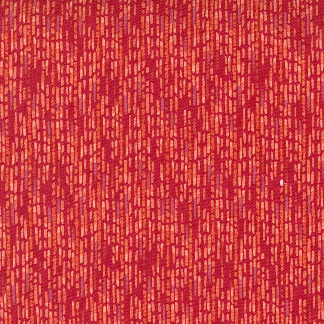 SALE!! 1/2 Yard - Carolina Lilies - Red - Robin Pickens - Moda - Fabric Yardage - 48705 12