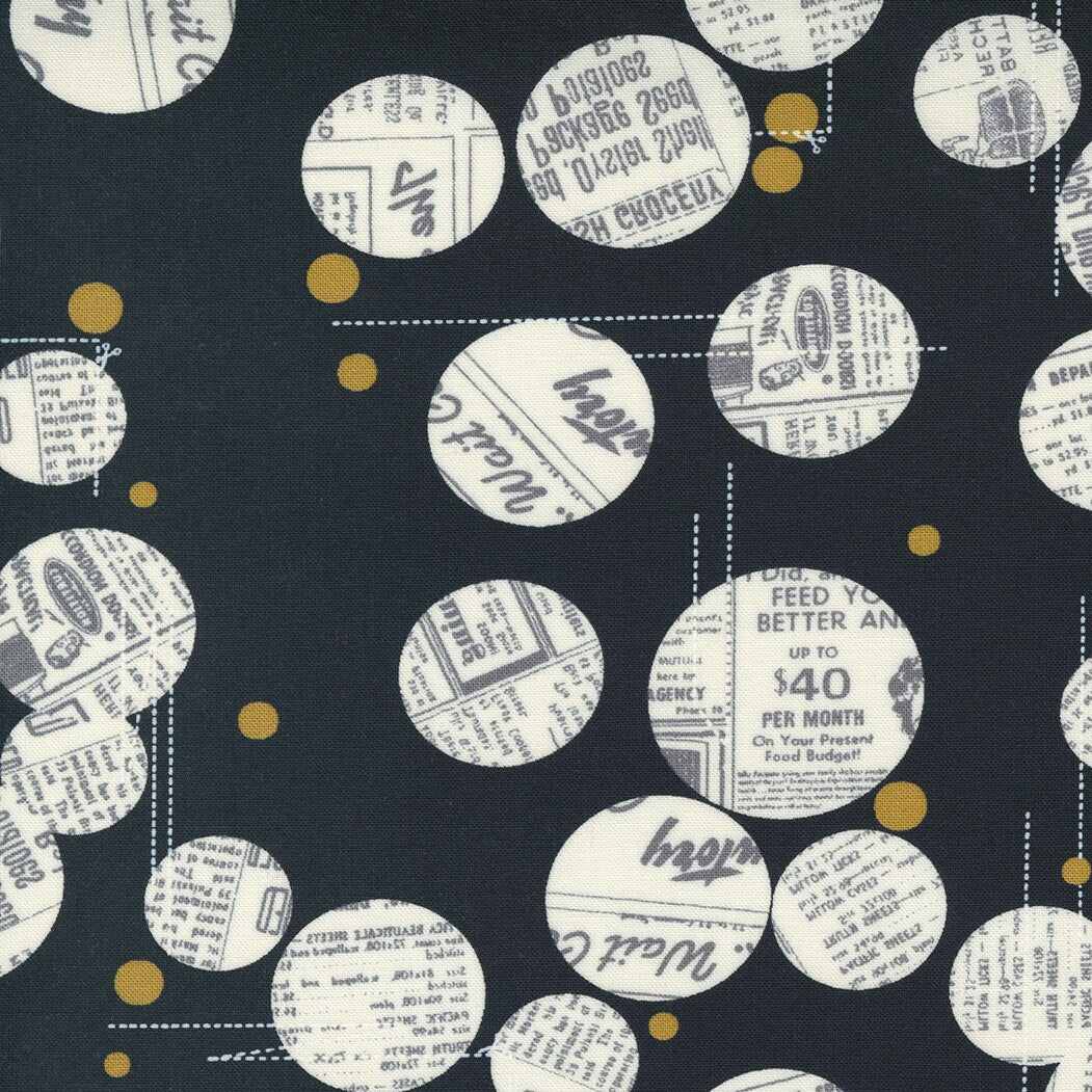 SALE!! 1/2 Yard - Celestial - Onyx - Zen Chic - Moda - Fabric Yardage - 1762 34