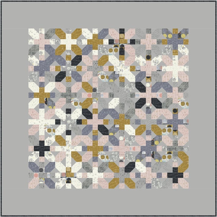 X & Plus Quilt Pattern - Zen Chic - Brigitte Heitland - Moda - XP3QP