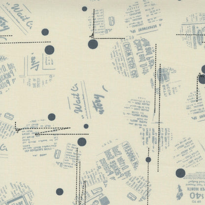 SALE!! 1/2 Yard - Modern Background Even More - Eggshell - Zen Chic - Brigitte Heitland - Moda - Fabric Yardage - 1762 12