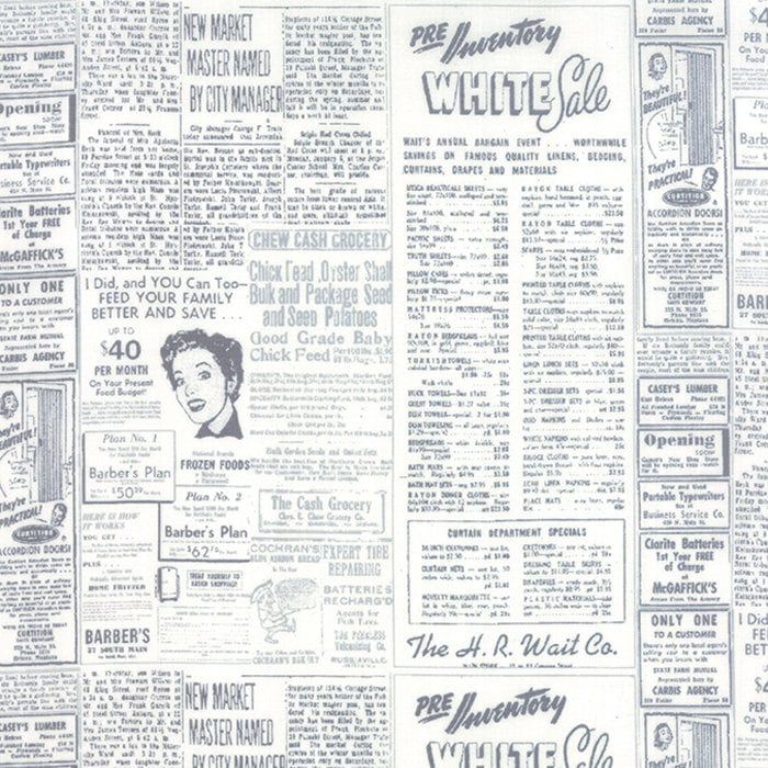 0,5 verge - Modern Background Paper - Graphite Off White - Zen Chic - Brigitte Heitland - Moda - Tissu au mètre - 1582 13