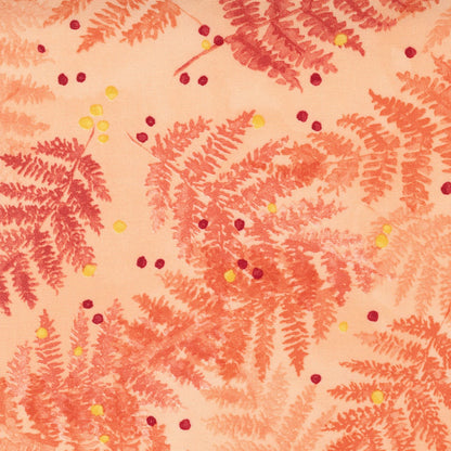 SALE!! 1/2 Yard - Carolina Lilies - Peach - Robin Pickens - Moda - Fabric Yardage - 48702 14