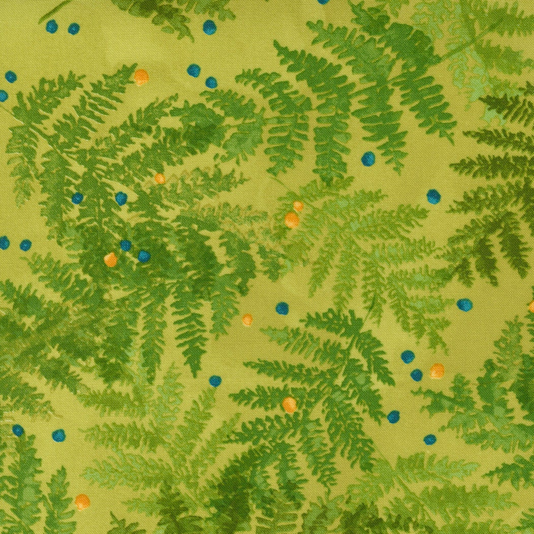 SALE!! 1/2 Yard - Carolina Lilies - Grass - Robin Pickens - Moda - Fabric Yardage - 48702 17