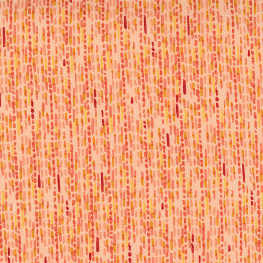 SALE!! 1/2 Yard - Carolina Lilies - Peach - Robin Pickens - Moda - Fabric Yardage - 48705 14