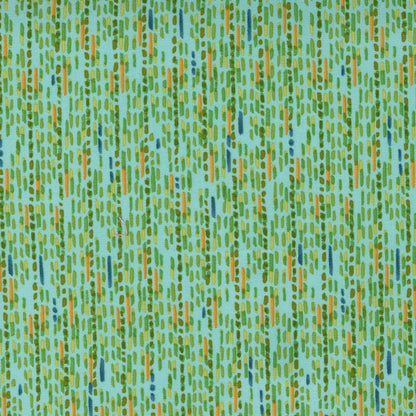 SALE!! 1/2 Yard - Carolina Lilies - Aqua - Robin Pickens - Moda - Fabric Yardage - 48705 19