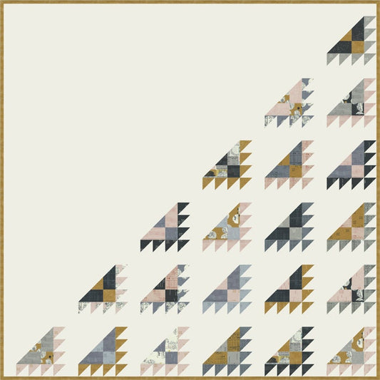 Half the Way Quilt Pattern - Zen Chic - Brigitte Heitland - Moda - HWQP