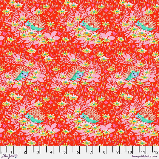 1/2 Yard - Tiny Beasts - Whos Your Dandy - Glow - Tula Pink - FreeSpirit - Fabric Yardage - PWTP182.GLOW