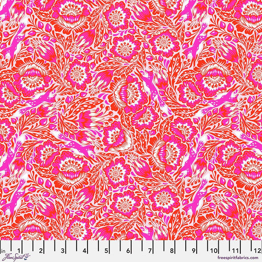 1/2 Yard - Tiny Beasts - Out Foxed - Glimmer - Tula Pink - FreeSpirit - Fabric Yardage - PWTP184.GLIMMER