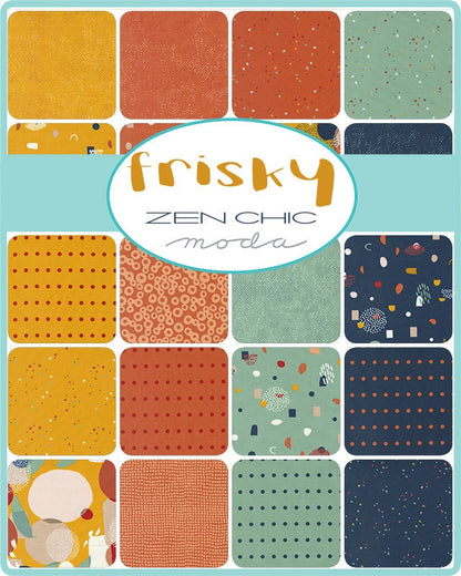 1/2 Yard - Frisky - Dots Creamy Peachy - Zen Chic - Moda - Fabric Yardage - 1774 20