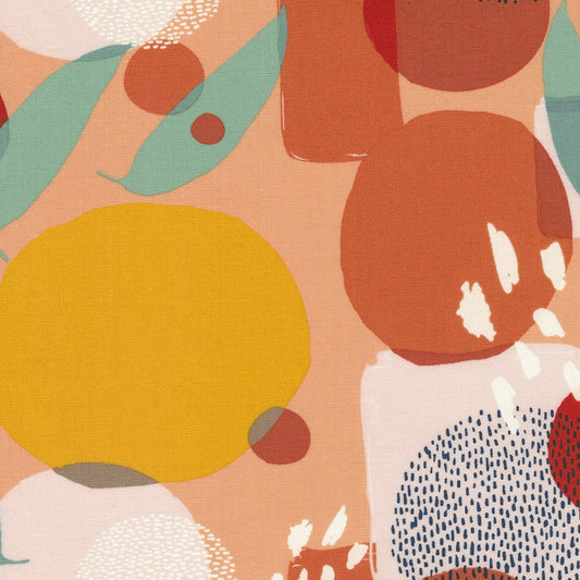 1/2 Yard - Frisky - Citrus Garden Peachy - Zen Chic - Moda - Fabric Yardage - 1770 15