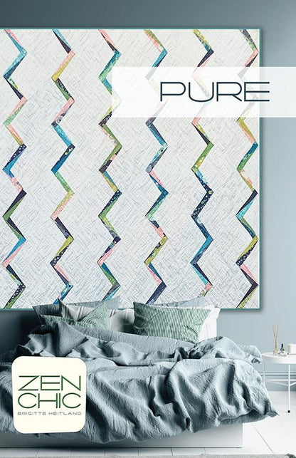 Pure Quilt Pattern - Zen Chic - Brigitte Heitland - Moda - ZC PUQP