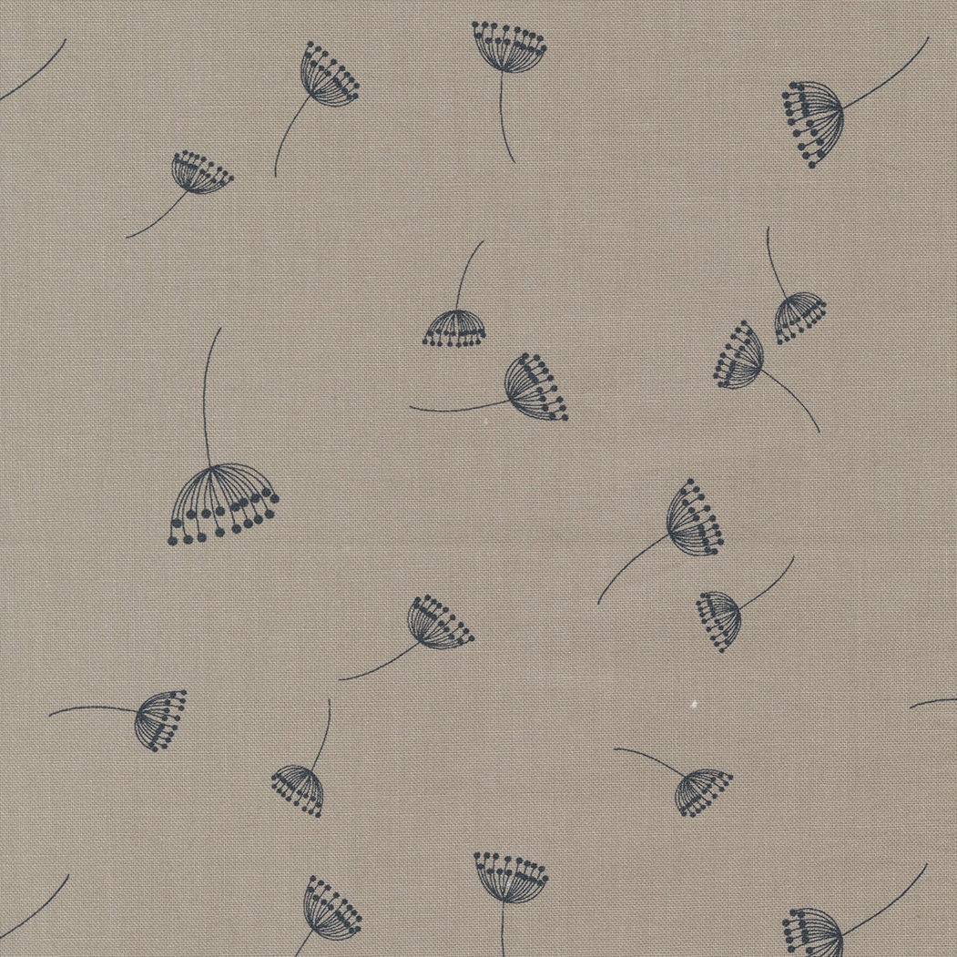 1/2 Yard - Filigree - Stone Black - Zen Chic - Moda - Fabric Yardage - 1811 16